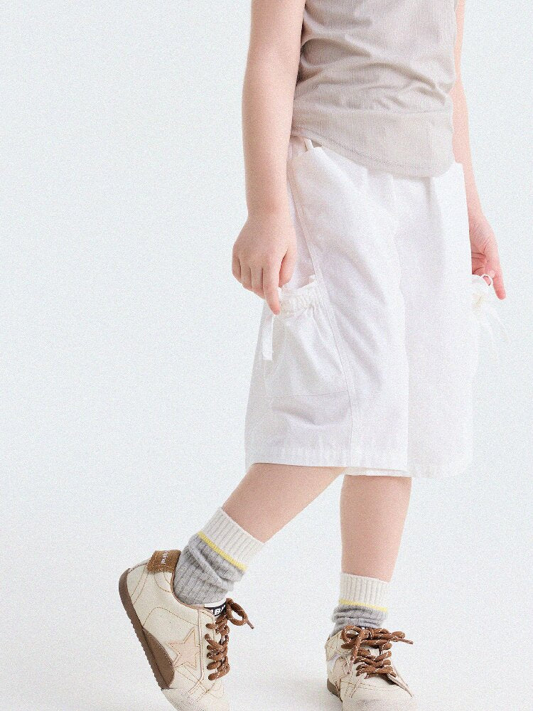 Ribbon Detail Cropped Pants リボン ハーフパンツ【mh0013179】