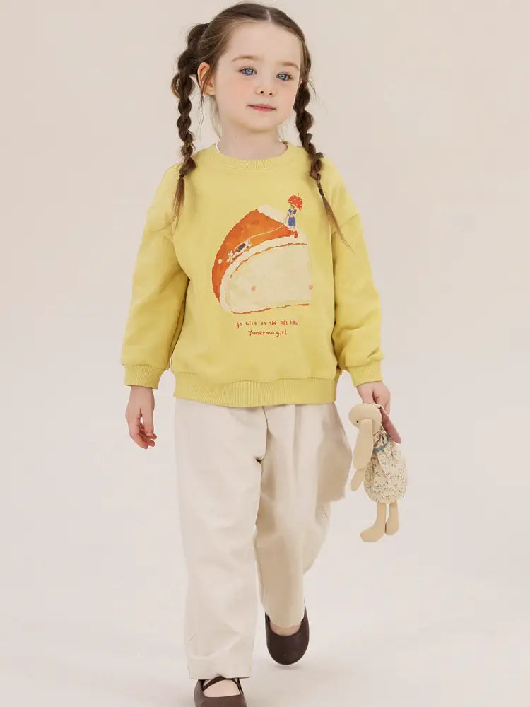 -アニマルプリント長袖スウェットトレーナー【mh0011297】 - mamahalo shop - トレーナー・フーディ -  べビー服 - 子供服 - 男の子 - 女の子