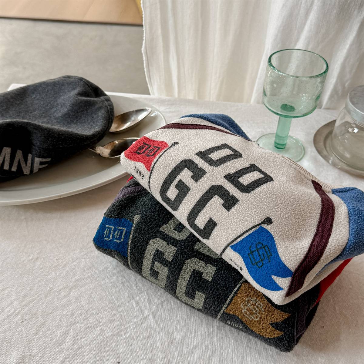 -長袖スウェットトレーナー フリース素材 ラグラン袖 プリントロゴ【mh0011412】 - mamahalo shop - トレーナー・フーディ -  べビー服 - 子供服 - 男の子 - 女の子