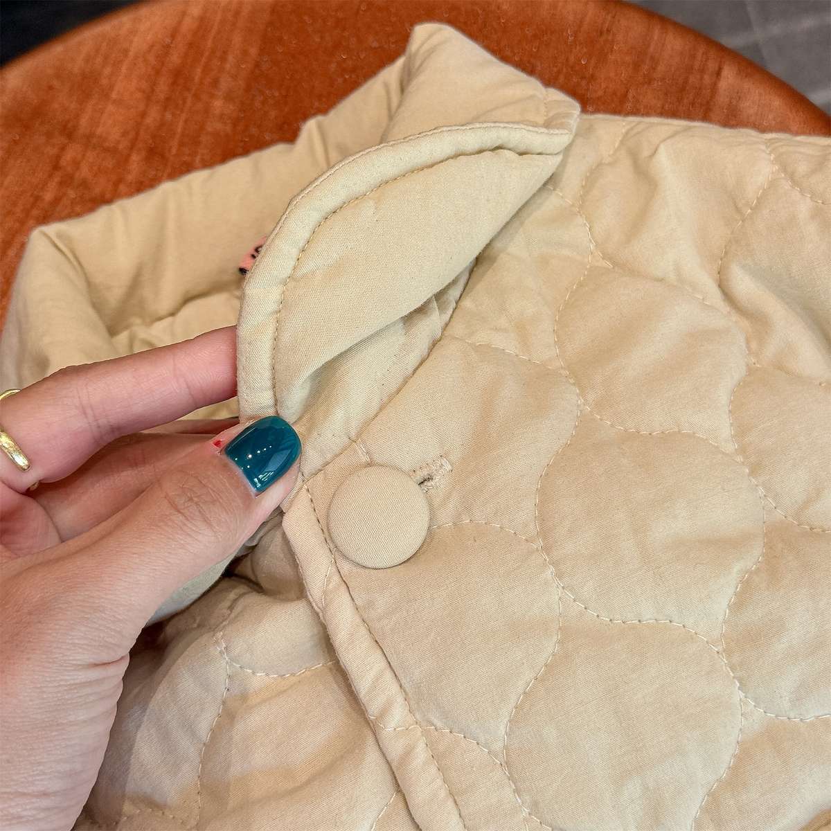 -キルティングベスト ノースリーブ 中綿入り 花柄プリント【mh0011425】 - mamahalo shop - ベスト -  べビー服 - 子供服 - 男の子 - 女の子