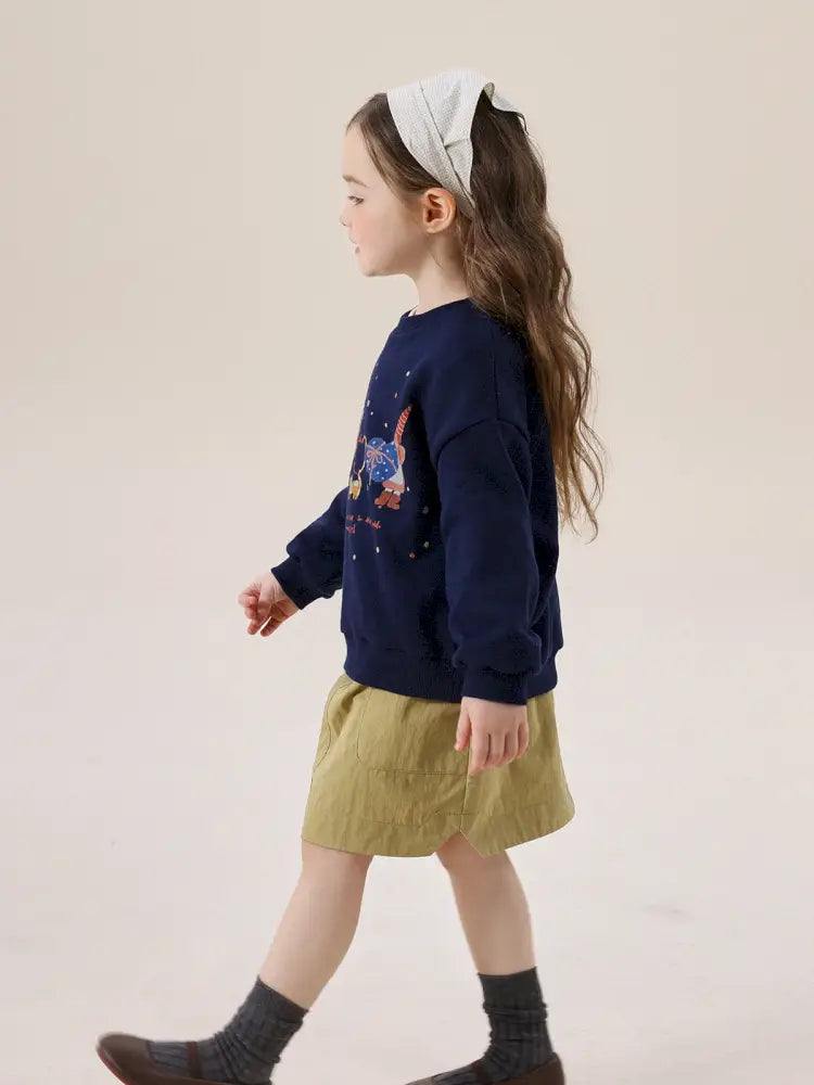 -アニマルプリント長袖スウェットトレーナー【mh0011297】 - mamahalo shop - トレーナー・フーディ -  べビー服 - 子供服 - 男の子 - 女の子