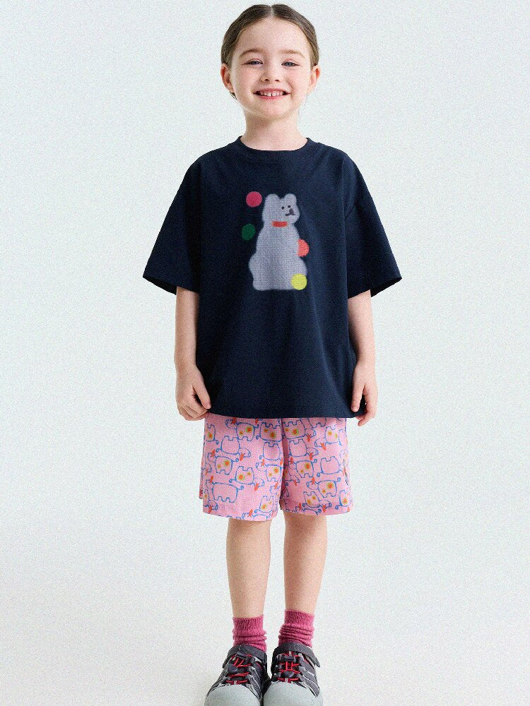 Cartoon Graphic Quick-Dry Short-Sleeved T-Shirt ドライ 半袖Tシャツ【mh0013193】