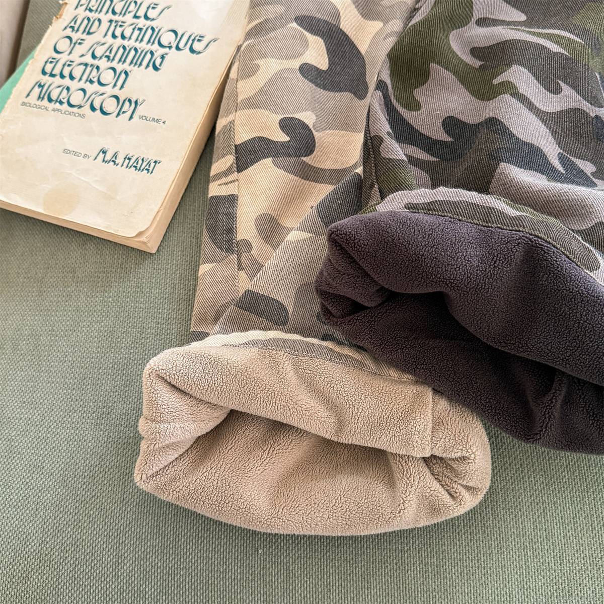 -カモフラ柄ロングパンツ 裏起毛 長ズボン カジュアルパンツ【mh0011414】 - mamahalo shop - ロングパンツ・スウェットパンツ -  べビー服 - 子供服 - 男の子 - 女の子