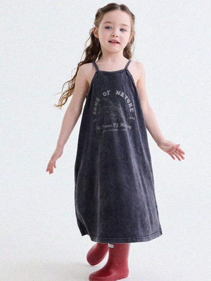 Vintage Printed Cotton Sundress ラッフル キャミソールワンピース【mh0013201】