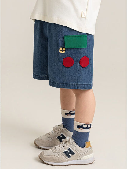 Graphic Explorer Hero Tシャツ デニムショートパンツ セットアップ【mh0012730】