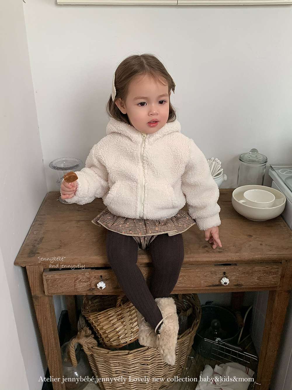 ノースリーブロンパース コーデュロイ チェック柄 フリルスカート【mh0011533】