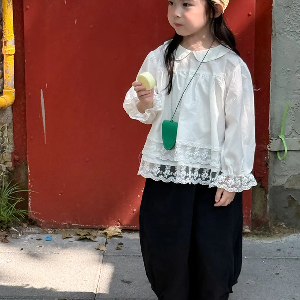 -ワイドシルエットパンツ 裾絞りバルーンパンツ イージーパンツ【mh0011067】 - mamahalo shop - ロングパンツ・スウェットパンツ -  べビー服 - 子供服 - 男の子 - 女の子