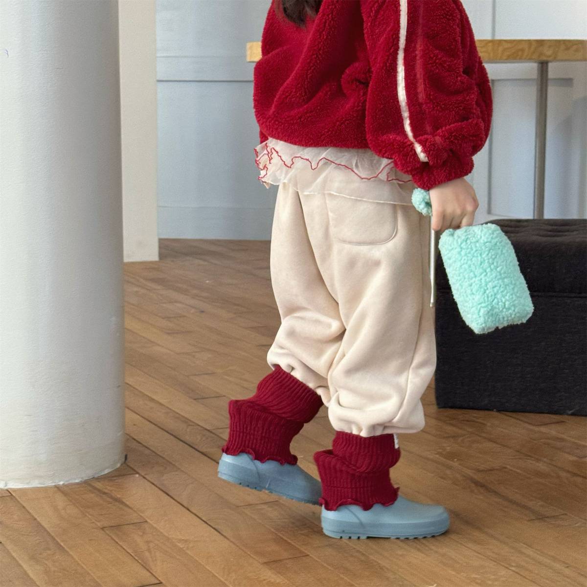 -裏起毛スウェットパンツ ロングパンツ 暖か長ズボン カジュアル【mh0011405】 - mamahalo shop - ロングパンツ・スウェットパンツ -  べビー服 - 子供服 - 男の子 - 女の子