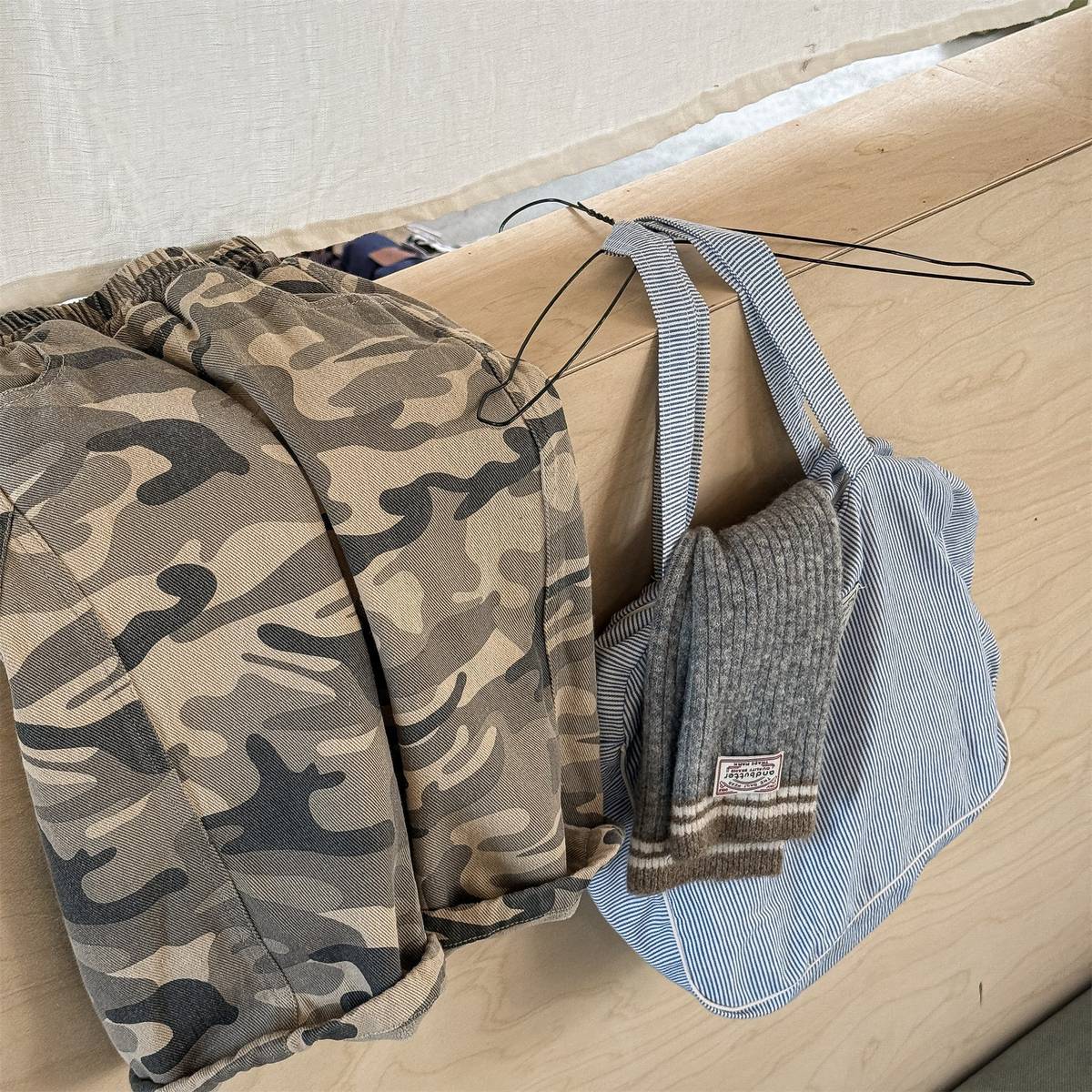 -カモフラ柄ロングパンツ 裏起毛 長ズボン カジュアルパンツ【mh0011414】 - mamahalo shop - ロングパンツ・スウェットパンツ -  べビー服 - 子供服 - 男の子 - 女の子