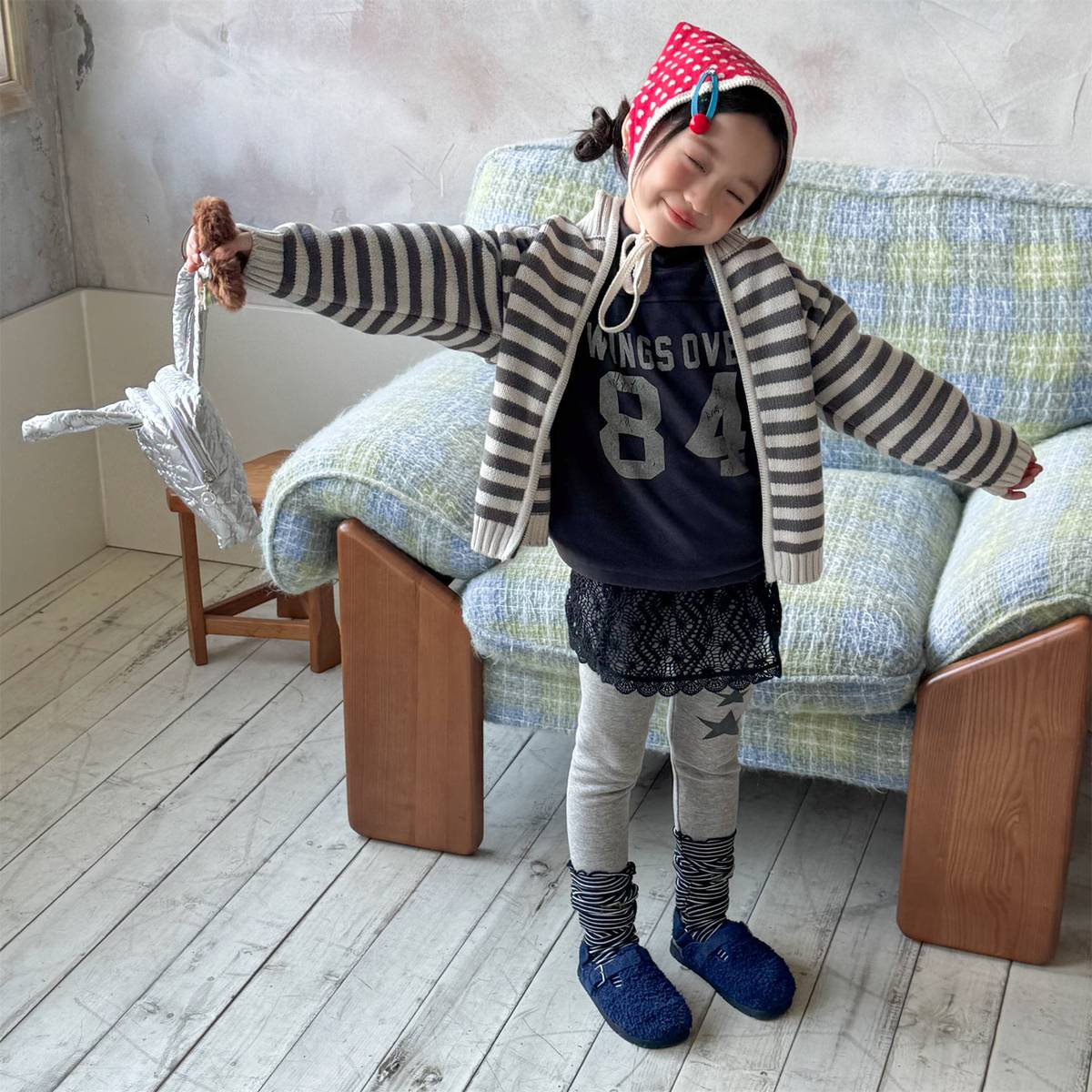 -裏起毛レギンス 星スタープリント 無地 暖かスパッツ ロングパンツ【mh0011406】 - mamahalo shop - レギンスパンツ -  べビー服 - 子供服 - 男の子 - 女の子