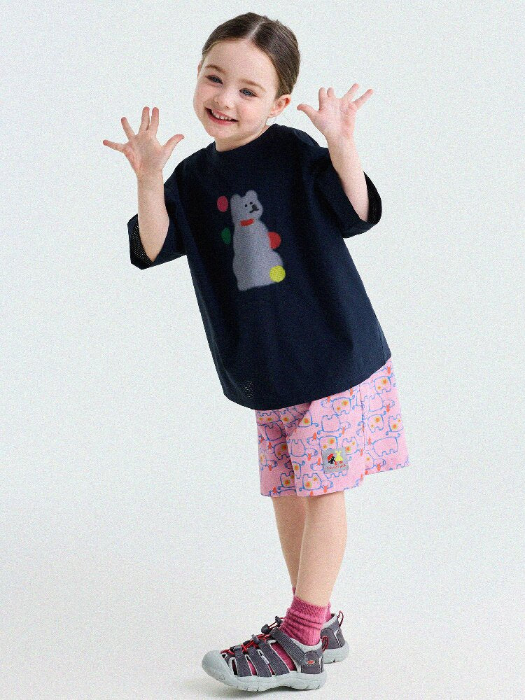 Cartoon Graphic Quick-Dry Short-Sleeved T-Shirt ドライ 半袖Tシャツ【mh0013193】