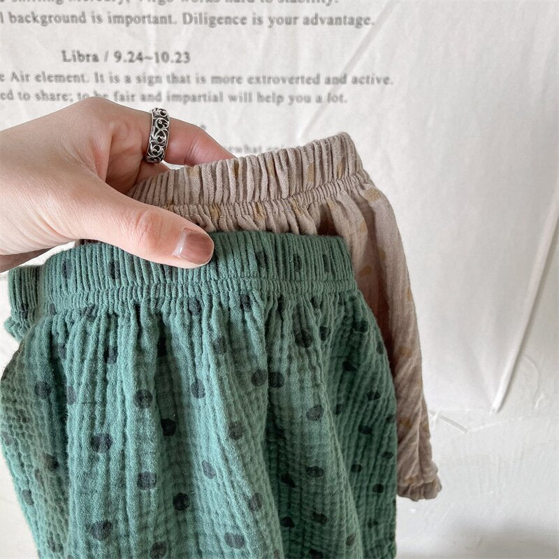 Polka Dot Sleeveless & Shorts Set ドット柄 ノースリーブ セットアップ【mh0012141】