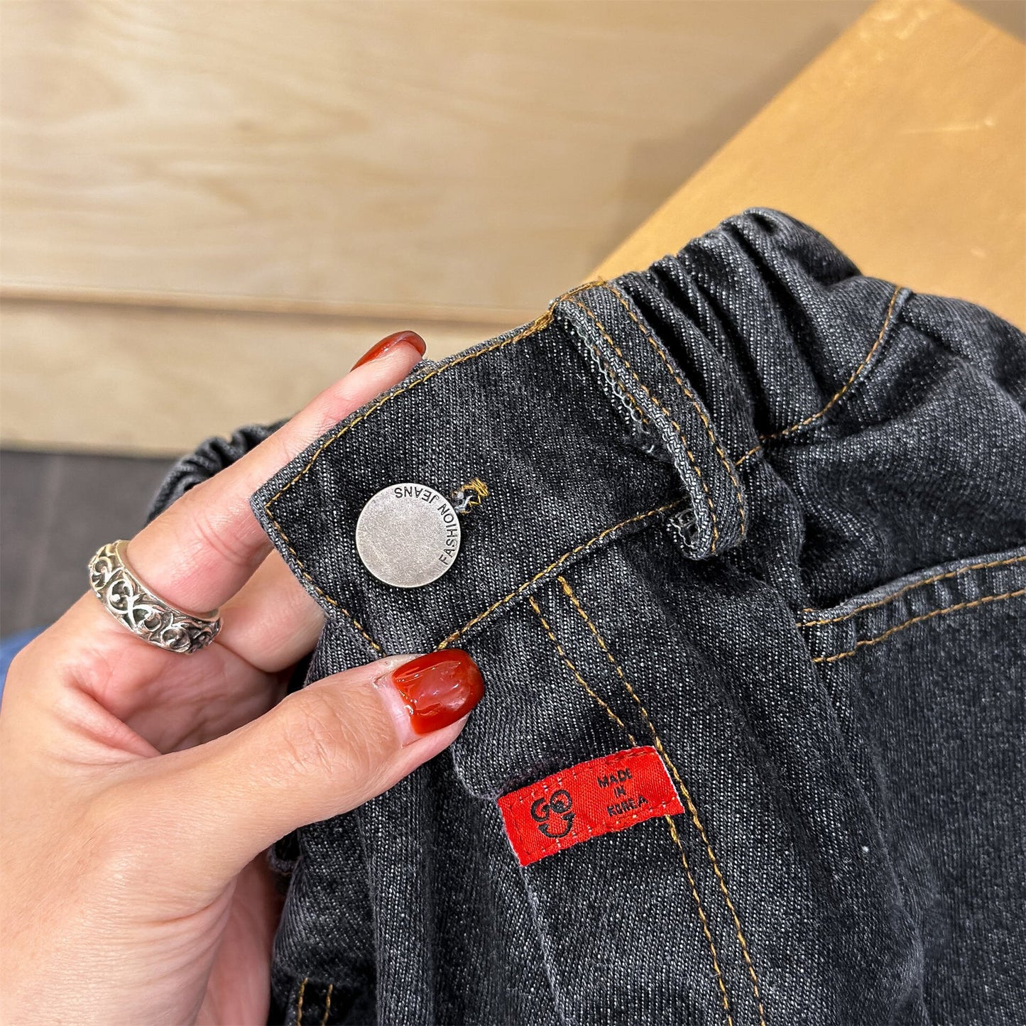 Spring Denim Tapered Pants デニム テーパードパンツ【mh0012082】