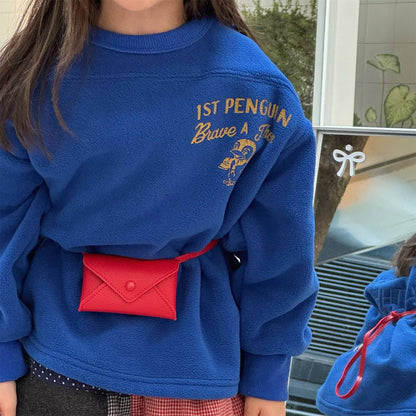 -長袖スウェット プルオーバー フリース素材 カジュアルトップス【mh0011401】 - mamahalo shop - トレーナー・フーディ -  べビー服 - 子供服 - 男の子 - 女の子