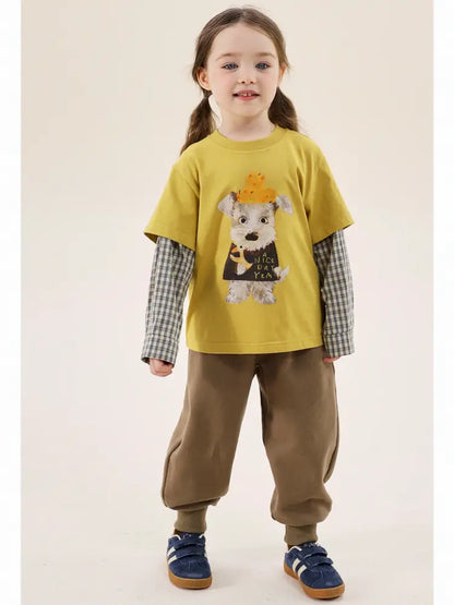 -ベーシックスウェットジョガーパンツ【mh0011301】 - mamahalo shop - ロングパンツ・スウェットパンツ -  べビー服 - 子供服 - 男の子 - 女の子