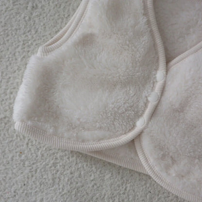 -バイピングシンプルフリース前あきベスト【mh0011200】 - mamahalo shop - ベスト -  べビー服 - 子供服 - 男の子 - 女の子