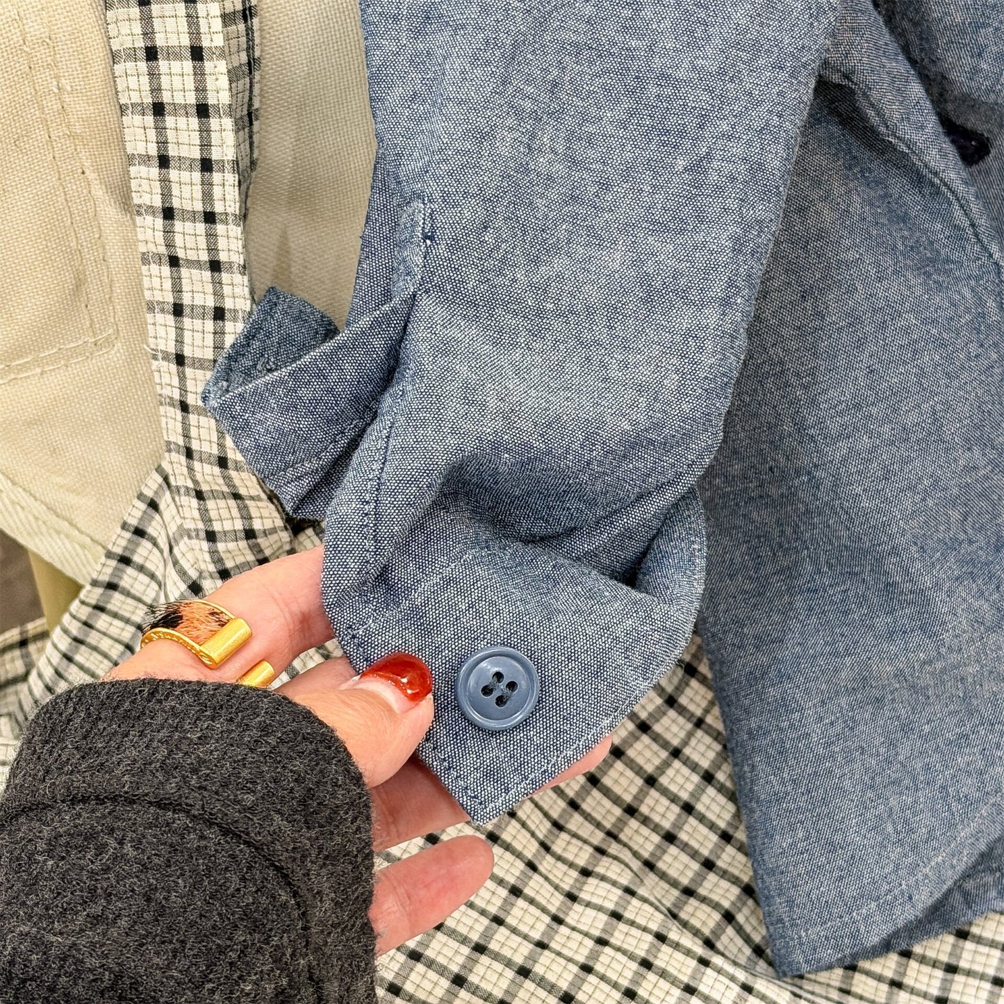 Embroidered Shirt Spring Top 刺繍 シャツ トップス【mh0012079】