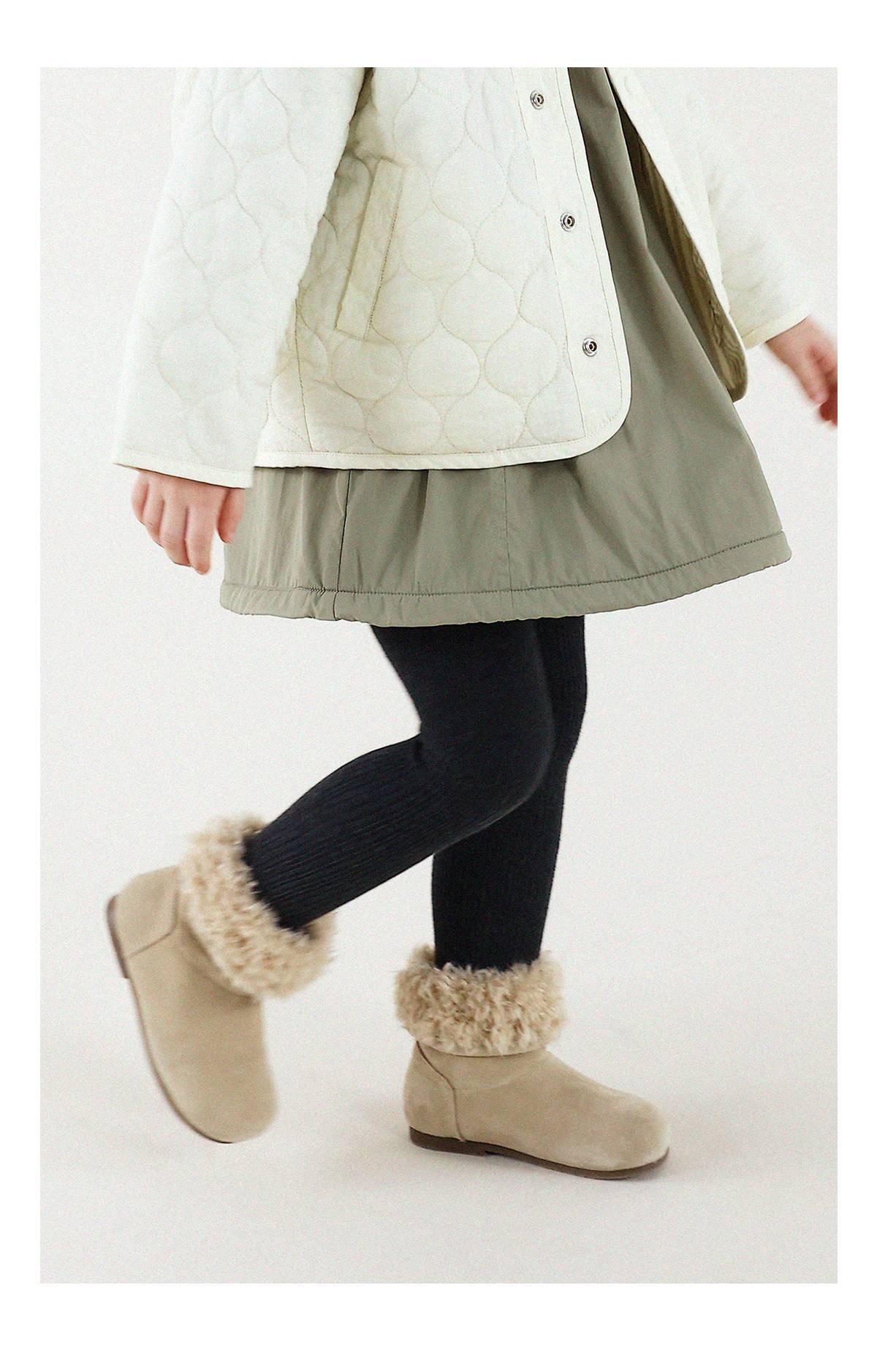 -キッズ タイツ 裏起毛 暖かい レギンス 無地 ファッション【mh0011345】 - mamahalo shop - レギンスパンツ -  べビー服 - 子供服 - 男の子 - 女の子