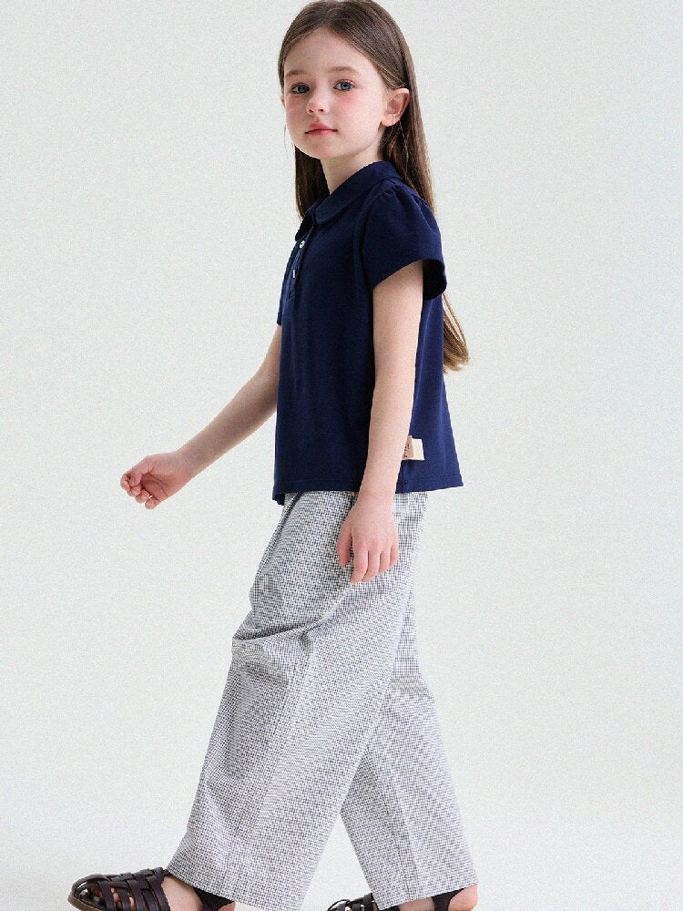 Floral Print Cotton Long Pants ドット柄 ロングパンツ【mh0013169】