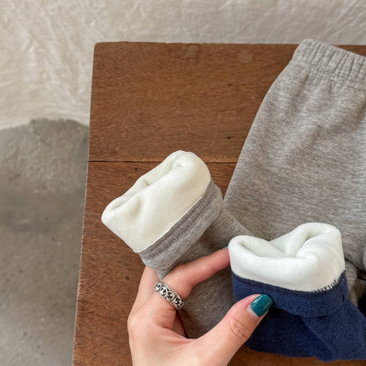 -裏起毛レギンス 星スタープリント 無地 暖かスパッツ ロングパンツ【mh0011406】 - mamahalo shop - レギンスパンツ -  べビー服 - 子供服 - 男の子 - 女の子