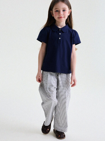Floral Print Cotton Long Pants ドット柄 ロングパンツ【mh0013169】