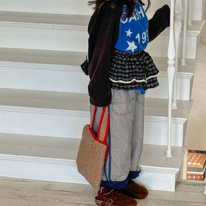 -デニムロングパンツ 裏キルティング 中綿入り ジーンズ 長ズボン【mh0011403】 - mamahalo shop - ロングパンツ・スウェットパンツ -  べビー服 - 子供服 - 男の子 - 女の子