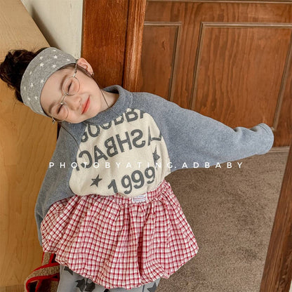 -長袖Tシャツ フリース素材 ラグラン袖 プリントロゴ ハイネック【mh0011410】 - mamahalo shop - 長袖Tシャツ -  べビー服 - 子供服 - 男の子 - 女の子