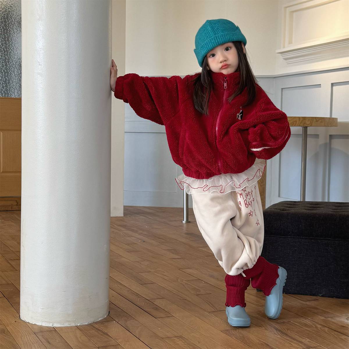 -裏起毛スウェットパンツ ロングパンツ 暖か長ズボン カジュアル【mh0011405】 - mamahalo shop - ロングパンツ・スウェットパンツ -  べビー服 - 子供服 - 男の子 - 女の子