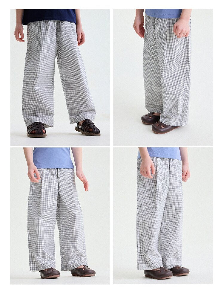Floral Print Cotton Long Pants ドット柄 ロングパンツ【mh0013169】
