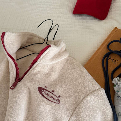 長袖フリースジャケット+ロングパンツ 2点セット もこもこセットアップ【mh0011434】