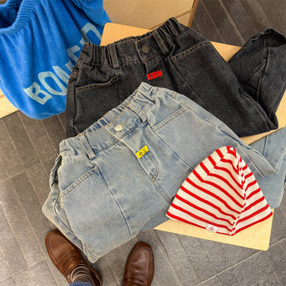 Spring Denim Tapered Pants デニム テーパードパンツ【mh0012082】