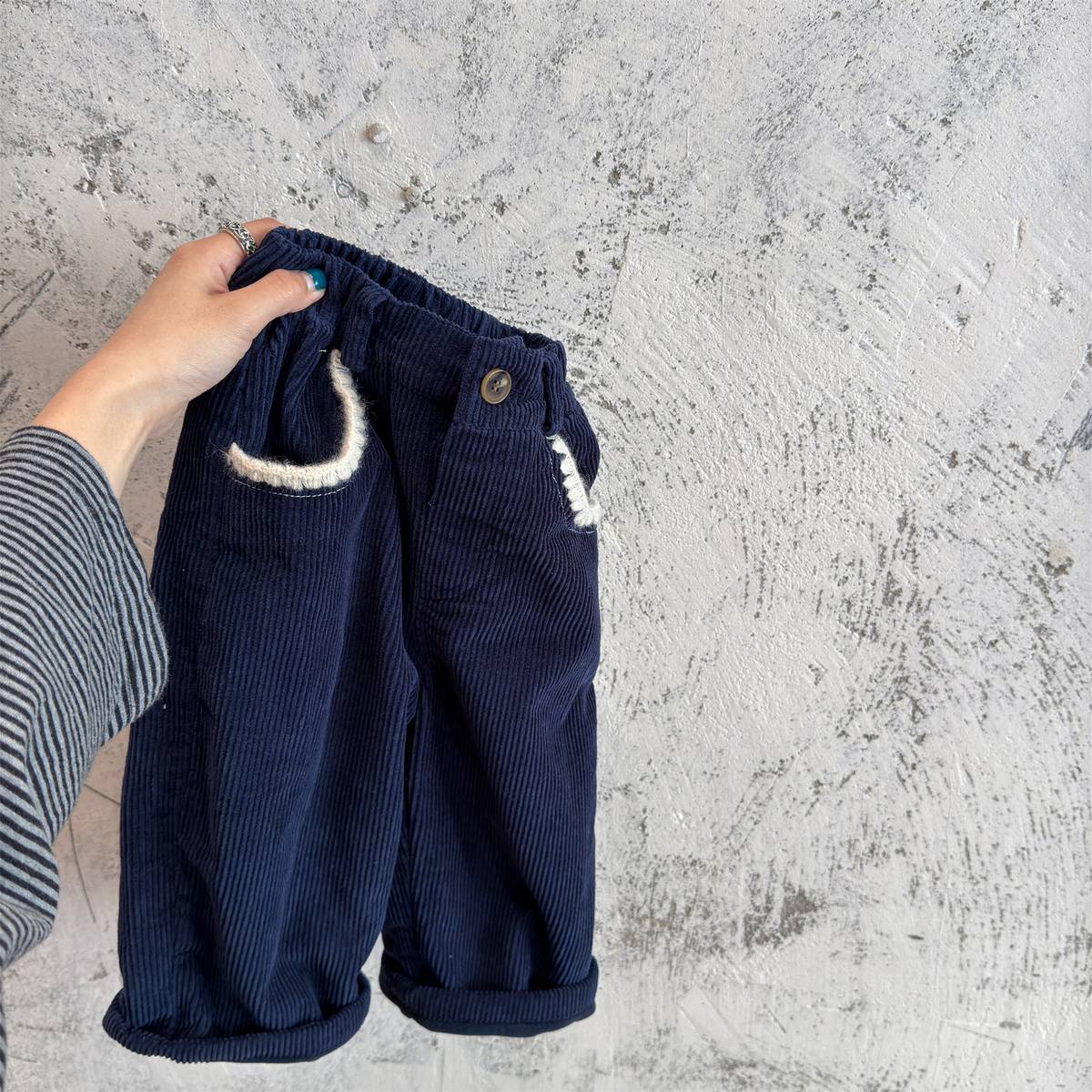 -コーデュロイロングパンツ 裏起毛 暖か長ズボン コットン素材【mh0011415】 - mamahalo shop - ロングパンツ・スウェットパンツ -  べビー服 - 子供服 - 男の子 - 女の子