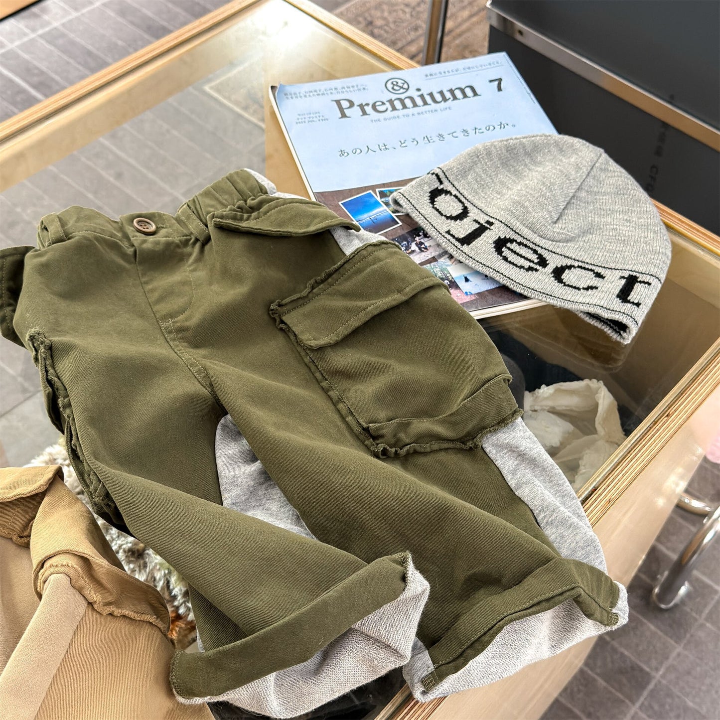 Spliced Sweatpants Cargo Pants 切り替え スウェット カーゴパンツ【mh0012080】