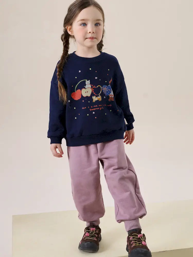 -ベーシックスウェットジョガーパンツ【mh0011301】 - mamahalo shop - ロングパンツ・スウェットパンツ -  べビー服 - 子供服 - 男の子 - 女の子