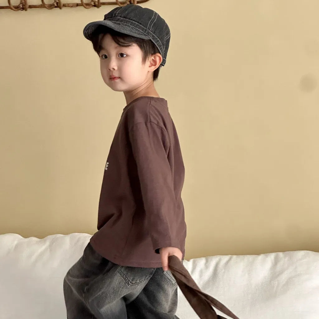 -バックロゴ刺繍バルーンデニムパンツ【mh0011248】 - mamahalo shop - デニムパンツ -  べビー服 - 子供服 - 男の子 - 女の子