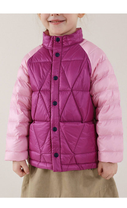 -キッズ ダウンジャケット 90%ホワイトダックダウン 撥水 軽量 アウター【mh0011344】 - mamahalo shop - ショートコート・ジャケット・ジャンパー -  べビー服 - 子供服 - 男の子 - 女の子