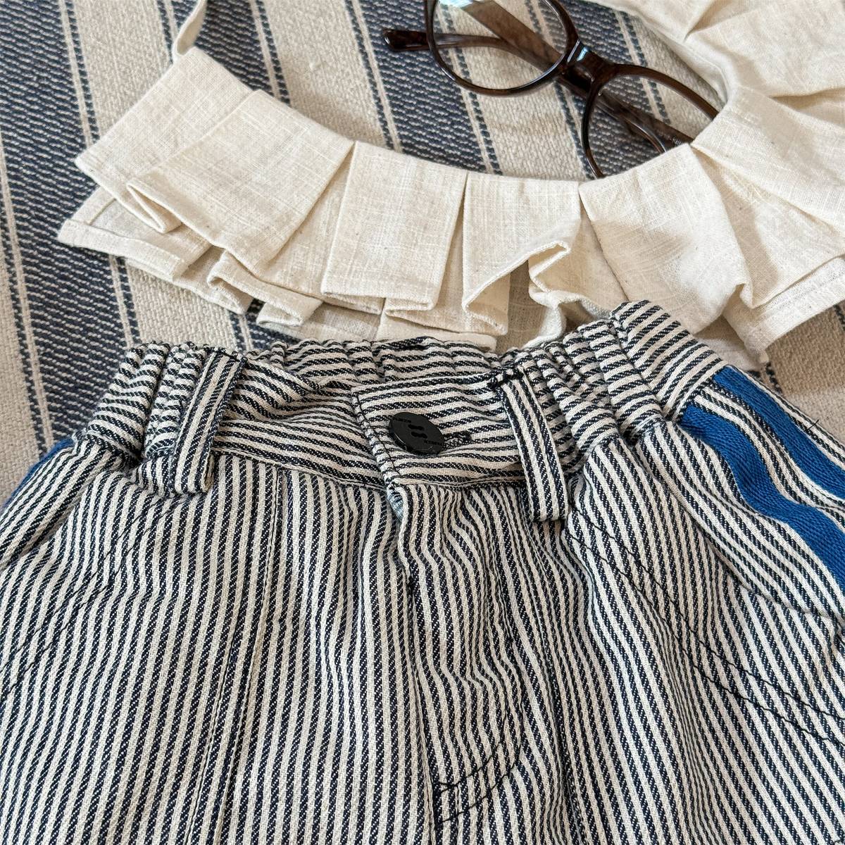 -デニムロングパンツ 裏キルティング 中綿入り ジーンズ 長ズボン【mh0011403】 - mamahalo shop - ロングパンツ・スウェットパンツ -  べビー服 - 子供服 - 男の子 - 女の子