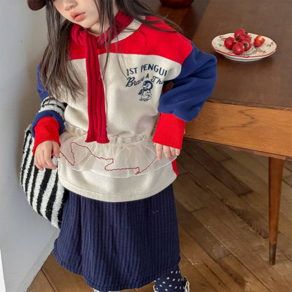 -長袖スウェット プルオーバー フリース素材 カジュアルトップス【mh0011401】 - mamahalo shop - トレーナー・フーディ -  べビー服 - 子供服 - 男の子 - 女の子