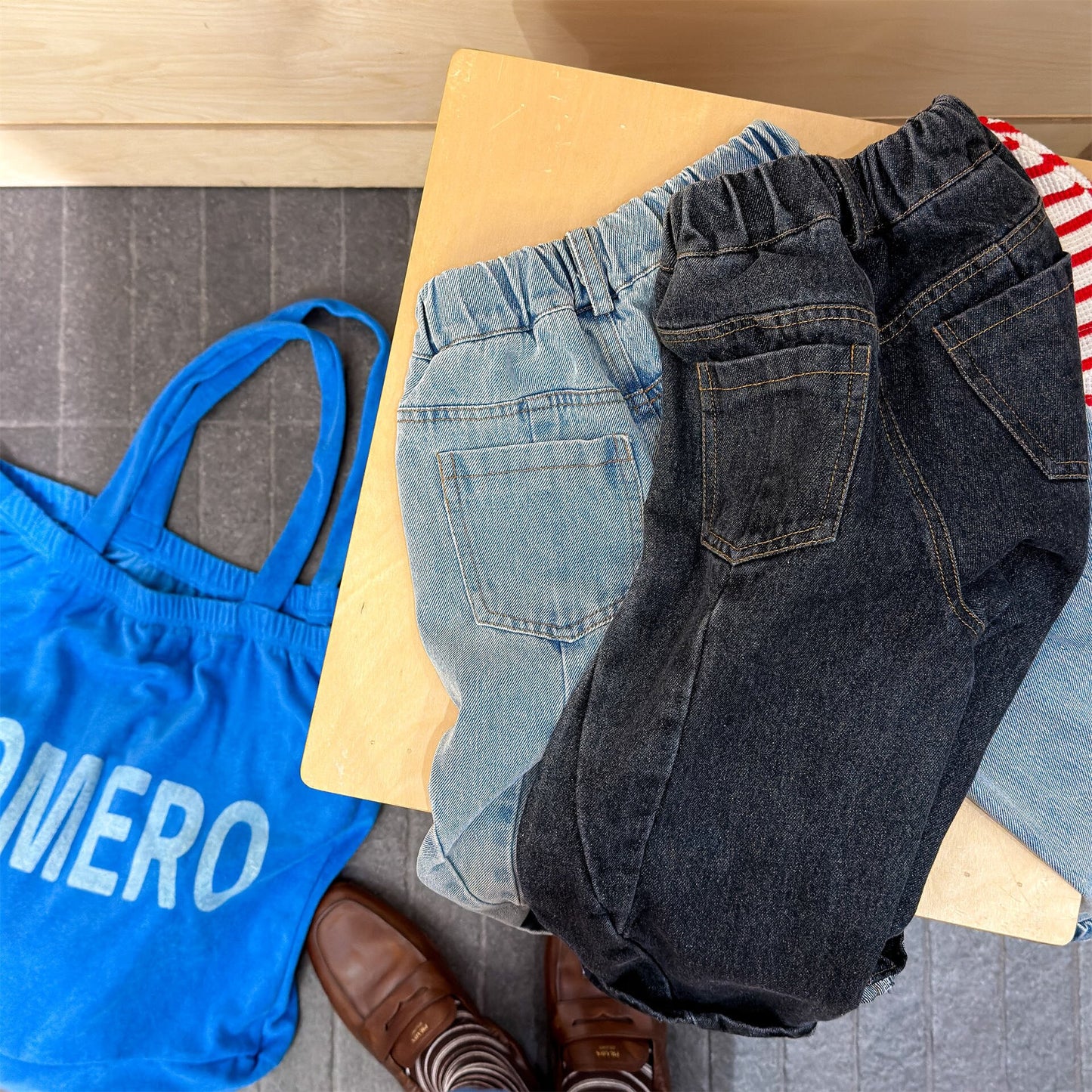 Spring Denim Tapered Pants デニム テーパードパンツ【mh0012082】