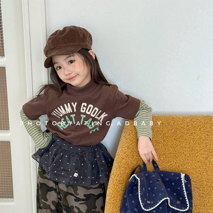 -長袖Tシャツ 裏起毛 ハイネック あったかインナー ベーシック【mh0011416】 - mamahalo shop - 長袖Tシャツ -  べビー服 - 子供服 - 男の子 - 女の子