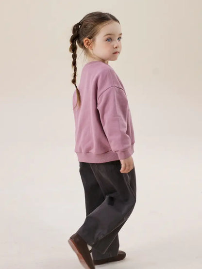 -アニマルプリント長袖スウェットトレーナー【mh0011297】 - mamahalo shop - トレーナー・フーディ -  べビー服 - 子供服 - 男の子 - 女の子