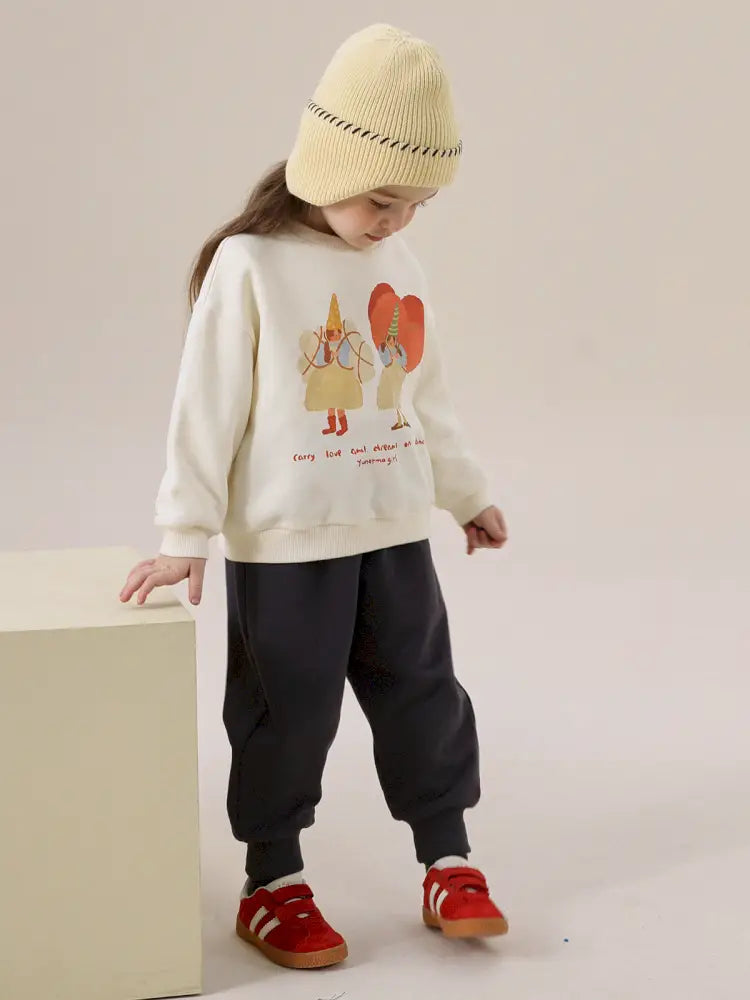 -ベーシックスウェットジョガーパンツ【mh0011301】 - mamahalo shop - ロングパンツ・スウェットパンツ -  べビー服 - 子供服 - 男の子 - 女の子