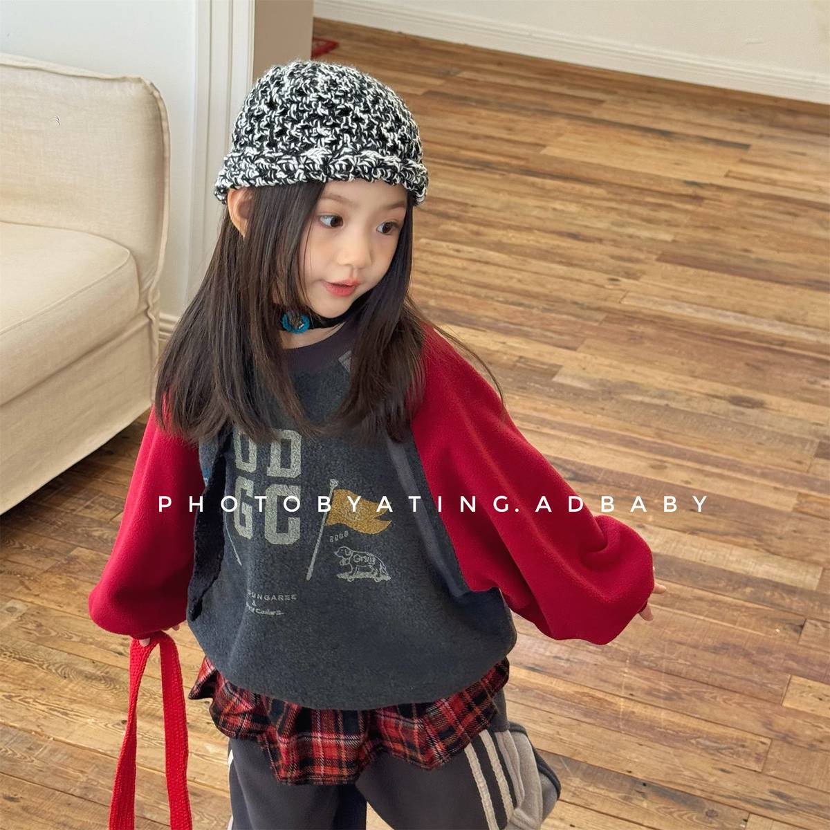 -長袖スウェットトレーナー フリース素材 ラグラン袖 プリントロゴ【mh0011412】 - mamahalo shop - トレーナー・フーディ -  べビー服 - 子供服 - 男の子 - 女の子