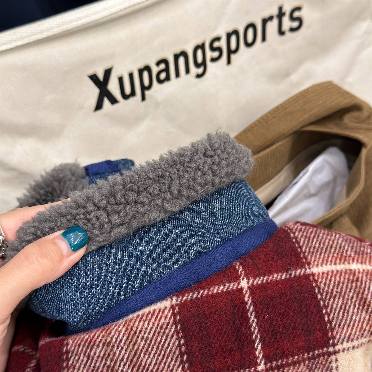 -チェック柄ベスト 裏ボア デニムポケット 中綿入り アウター【mh0011418】 - mamahalo shop - ベスト -  べビー服 - 子供服 - 男の子 - 女の子