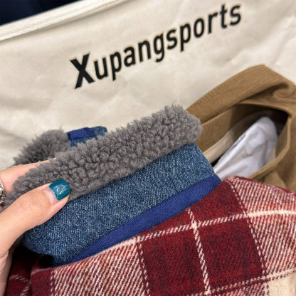 -チェック柄ベスト 裏ボア デニムポケット 中綿入り アウター【mh0011418】 - mamahalo shop - ベスト -  べビー服 - 子供服 - 男の子 - 女の子