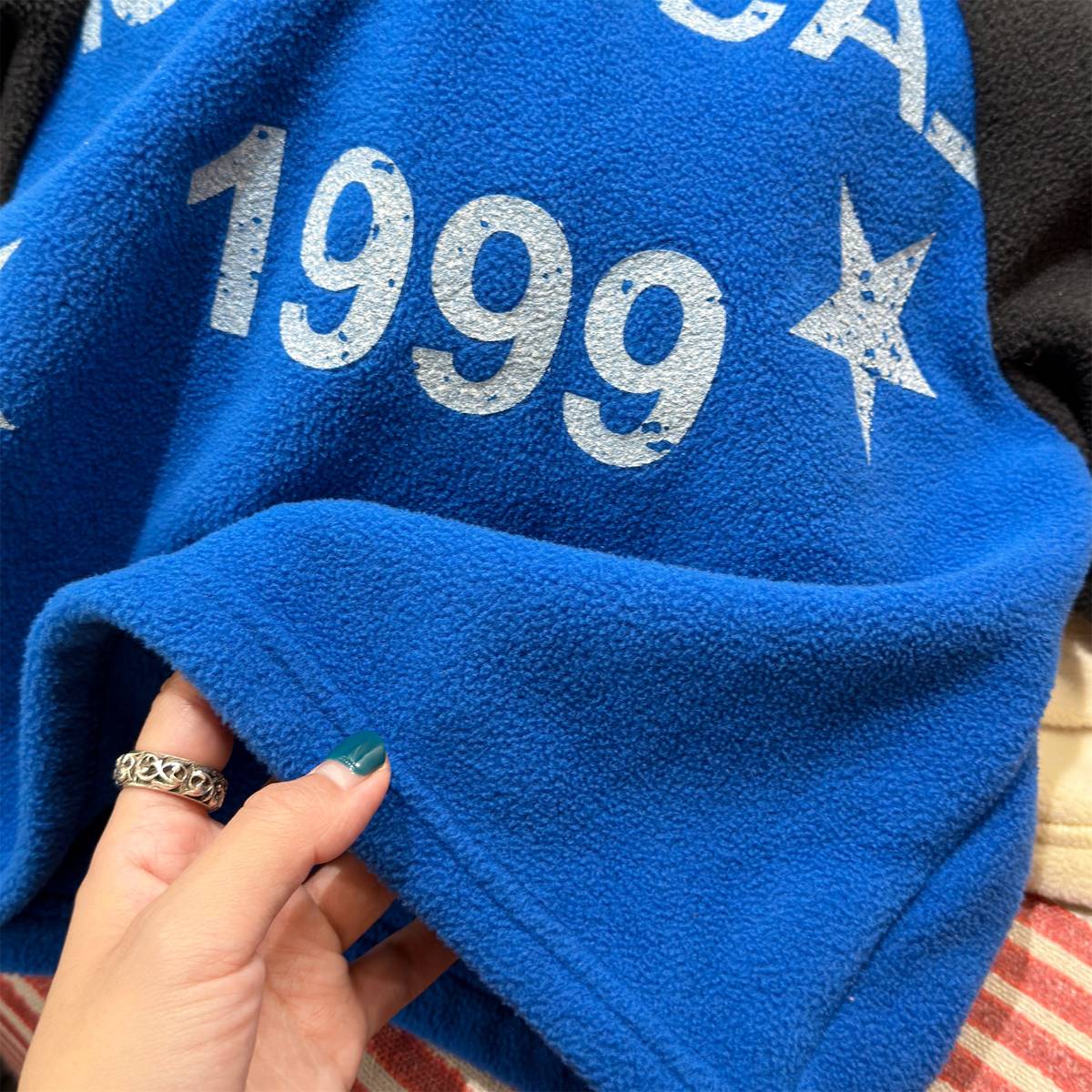 -長袖Tシャツ フリース素材 ラグラン袖 プリントロゴ ハイネック【mh0011410】 - mamahalo shop - 長袖Tシャツ -  べビー服 - 子供服 - 男の子 - 女の子