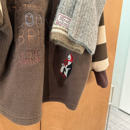 -長袖スウェット プルオーバー フリース素材 カジュアルトップス【mh0011401】 - mamahalo shop - トレーナー・フーディ -  べビー服 - 子供服 - 男の子 - 女の子