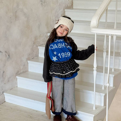 -デニムロングパンツ 裏キルティング 中綿入り ジーンズ 長ズボン【mh0011403】 - mamahalo shop - ロングパンツ・スウェットパンツ -  べビー服 - 子供服 - 男の子 - 女の子