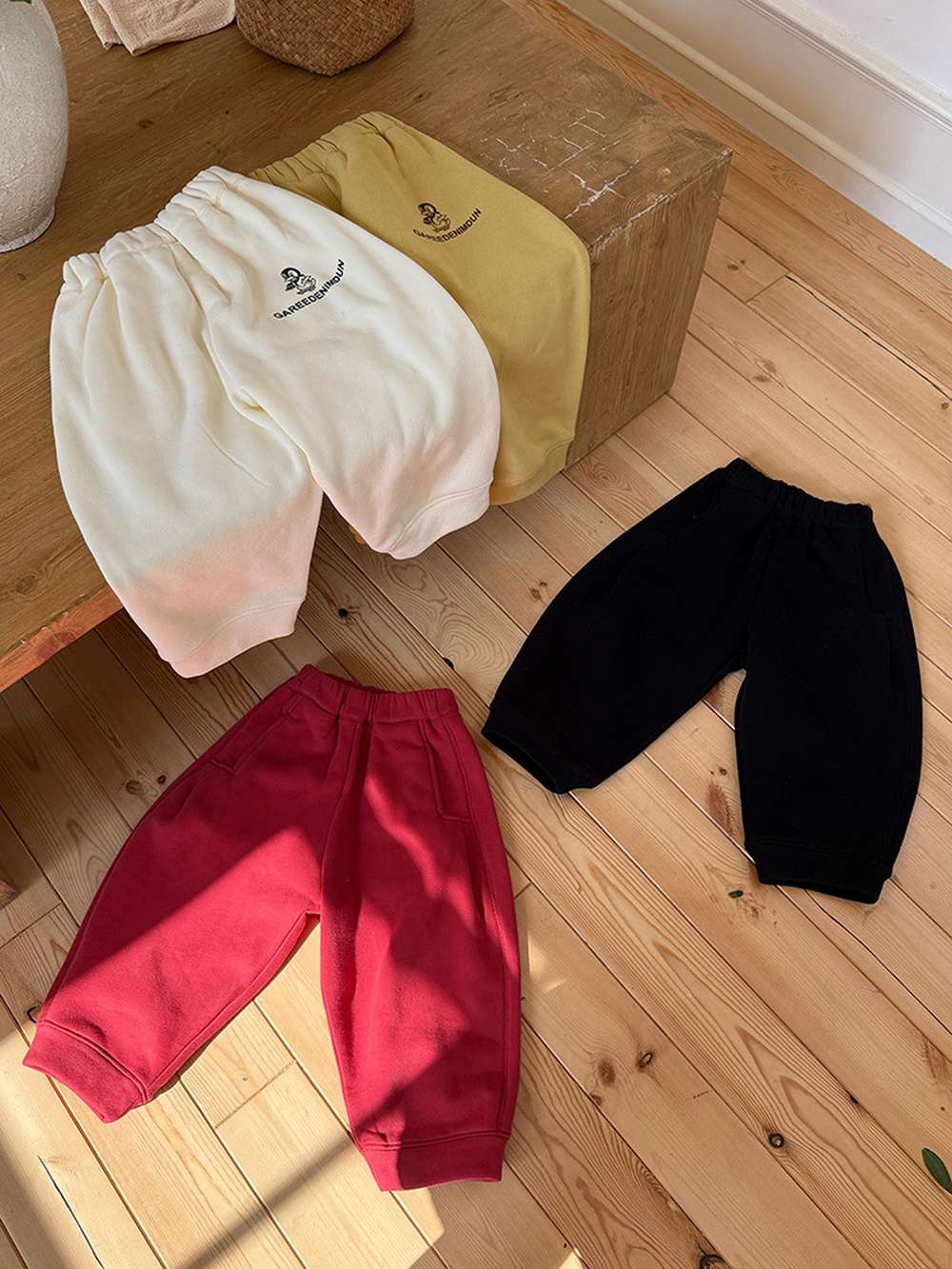 ゆるワイドスウェットパンツ 裏起毛バルーンシルエット 裏起毛スウェットパンツ【mh0011455】