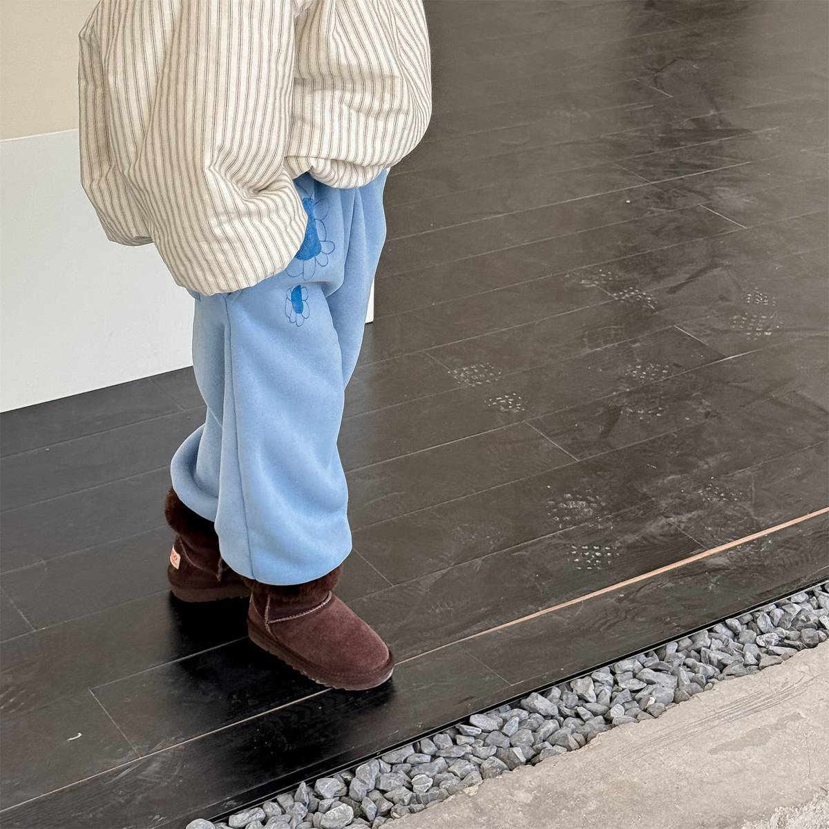 -裏起毛スウェットパンツ ロングパンツ 暖か長ズボン カジュアル【mh0011405】 - mamahalo shop - ロングパンツ・スウェットパンツ -  べビー服 - 子供服 - 男の子 - 女の子